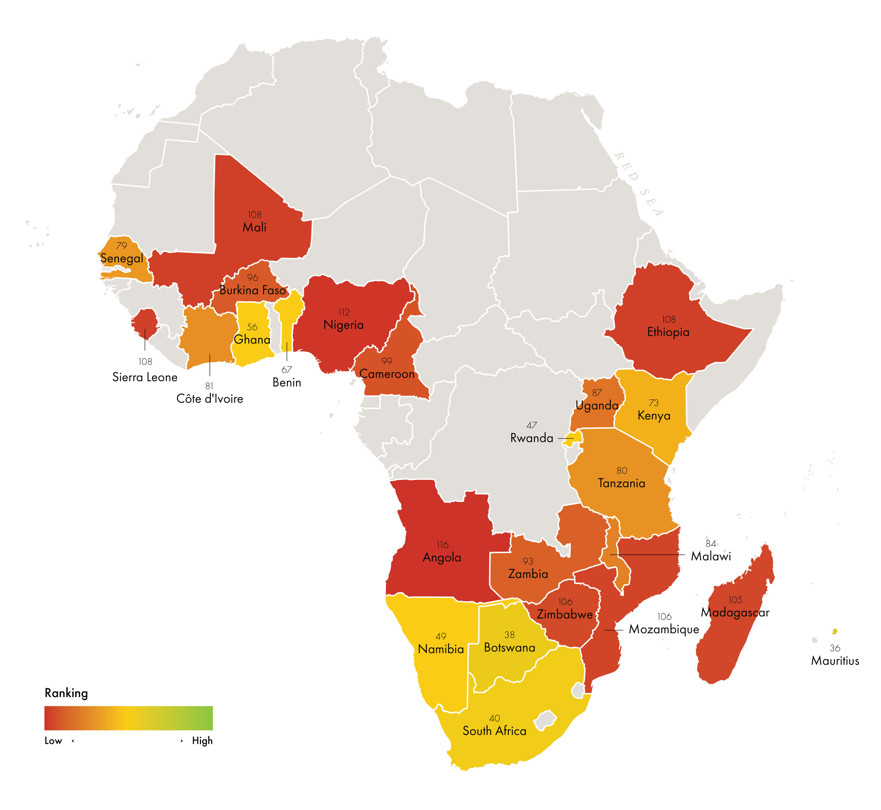 Global Ranking for Robust Laws & Policies